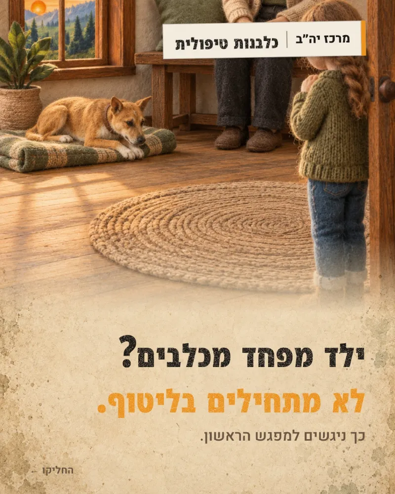 כשהילד רוצה להמשיך, אבל הכלב כבר לא